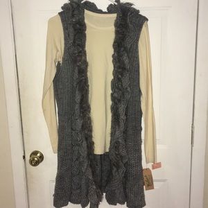 Dress barn women vests 1x